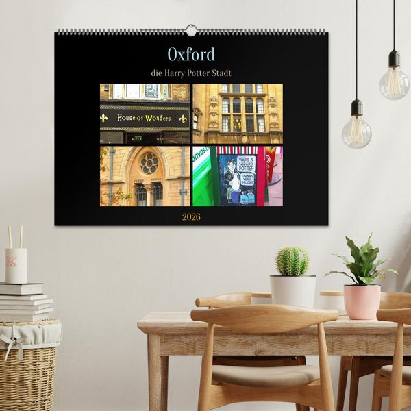 Produktbild: Oxford - die Harry Potter Stadt (Wandkalender 2026 DIN A2 quer), CALVENDO Monatskalender