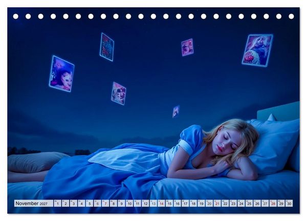 Produktbild: Alice &ndash; Eine Reise durch das Wunderland (Tischkalender 2027 DIN A5 quer), CALVENDO Monatskalender