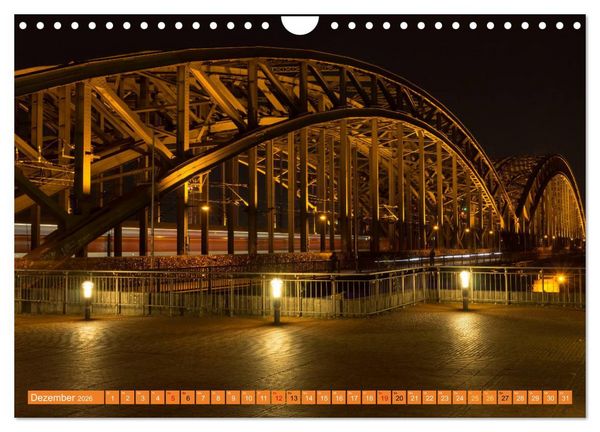 Produktbild: Br&uuml;cken im deutschsprachigen Raum (Wandkalender 2026 DIN A4 quer), CALVENDO Monatskalender