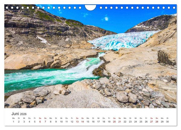 Produktbild: Norwegen - Landschaften und Fjorde im westlichen Norwegen (Wandkalender 2026 DIN A4 quer), CALVENDO Monatskalender