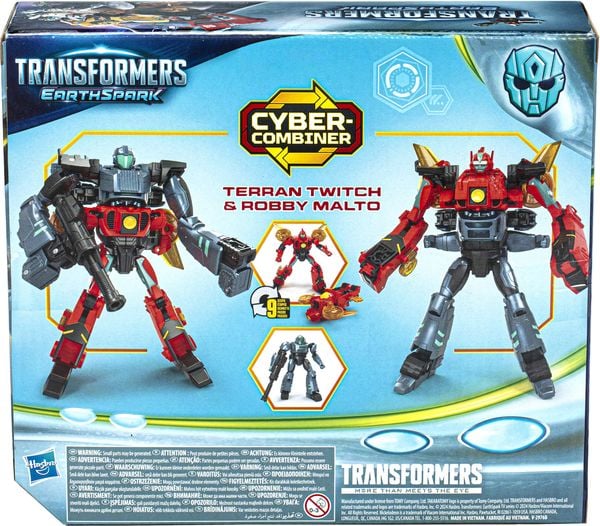 Hasbro - Transformers - EarthSpark Cyber-Combiner Terran Twitch und Robby Malto
