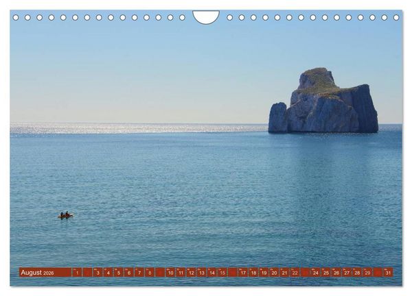 Produktbild: Sardiniens magische K&uuml;sten (Wandkalender 2026 DIN A4 quer), CALVENDO Monatskalender