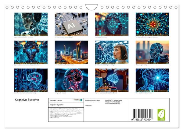 Produktbild: Kognitive Systeme (Wandkalender 2026 DIN A4 quer), CALVENDO Monatskalender
