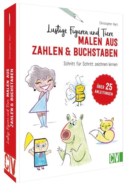 Produktbild: Lustige Figuren und Tiere malen aus Zahlen & Buchstaben
