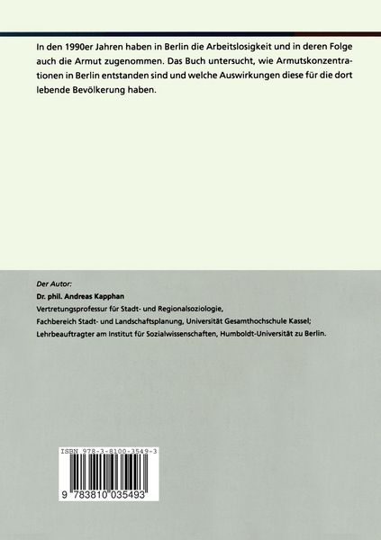 Produktbild: Das arme Berlin