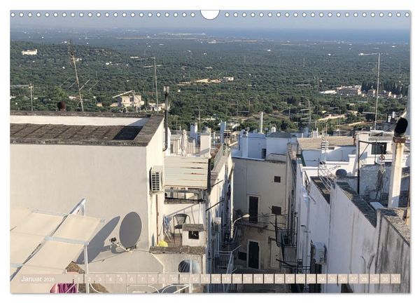 Produktbild: Ostuni - Apuliens wei&szlig;e Stadt (Wandkalender 2026 DIN A3 quer), CALVENDO Monatskalender