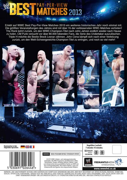 Produktbild: Best PPV Matches 2013 [3 DVDs]