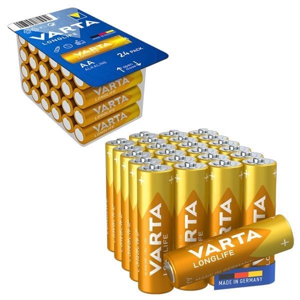 Varta Batterien Longlife AA 24 Stück