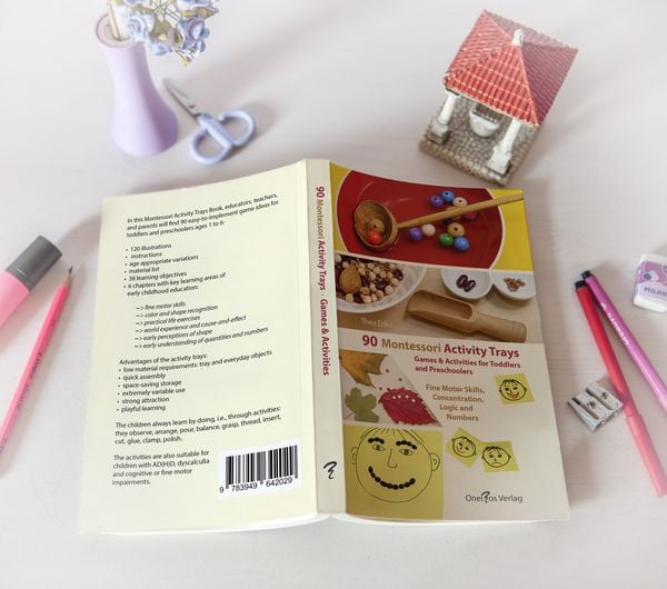 Produktbild: 90 Montessori Activity Trays. Fine Motor Skills, Concentration, Logic and Numbers