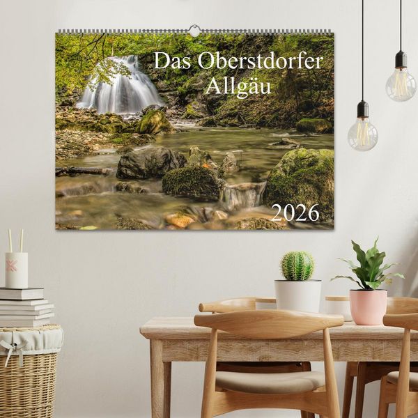 Produktbild: Das Oberstdorfer Allg&auml;u (Wandkalender 2026 DIN A2 quer), CALVENDO Monatskalender