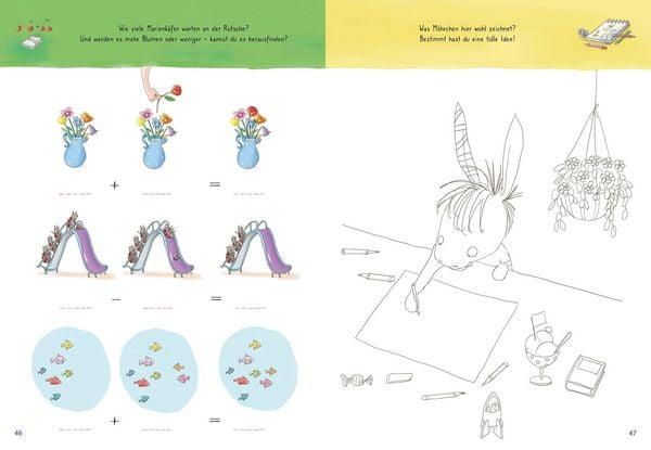 Produktbild: Grimm und M&ouml;hrchen &ndash; Das zeselige Mitmachbuch f&uuml;r graue und bunte Tage
