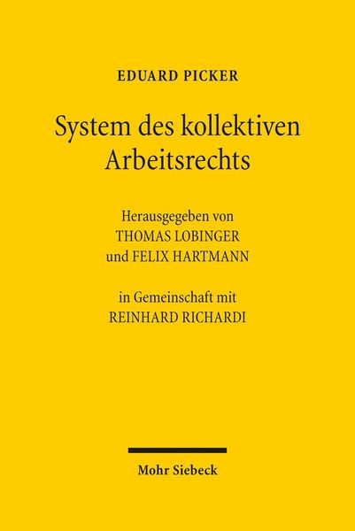 Produktbild: System des kollektiven Arbeitsrechts
