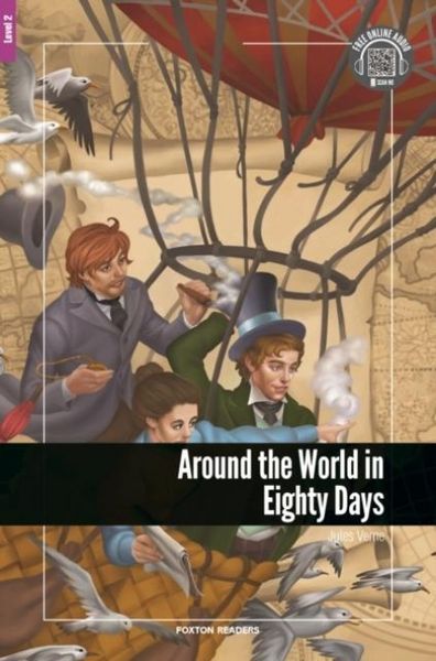 Produktbild: Around the World in Eighty Days - Foxton Reader Level-2 (600 Headwords A2/B1) with free online AUDIO
