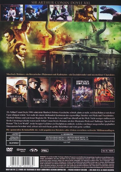 Produktbild: Sir Arthur Conan Doyle XXL Box [2 DVDs]