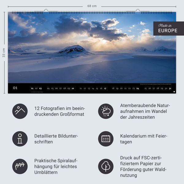 Produktbild: Magic Moments Panoramakalender 2027
