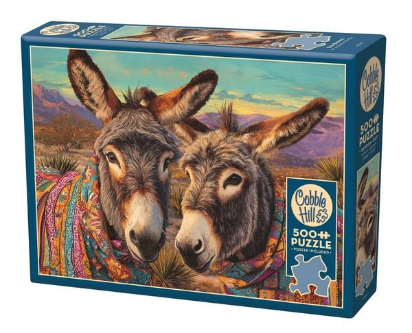 Produktbild: COBBLE HILL PUZZLES - Dos Burros 500 Teile