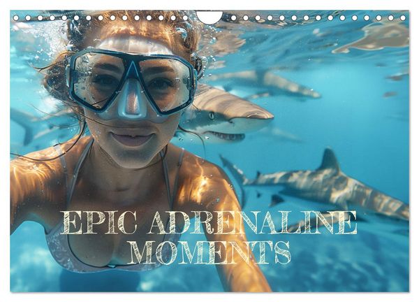 Produktbild: Epic Adrenaline Moments (Wall Calendar 2026 DIN A4 landscape), CALVENDO 12 Month Wall Calendar