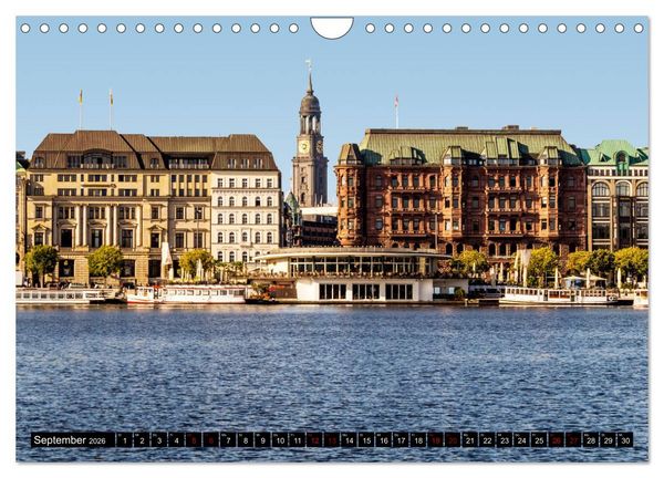Produktbild: Hamburger Highlights (Wandkalender 2026 DIN A4 quer), CALVENDO Monatskalender