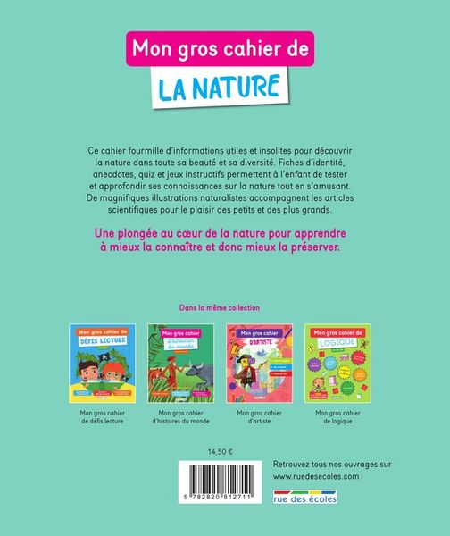 Produktbild: Mon gros cahier de la nature