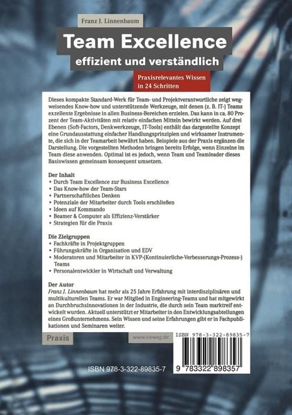 Produktbild: Team Excellence Effizient und Verst&auml;ndlich