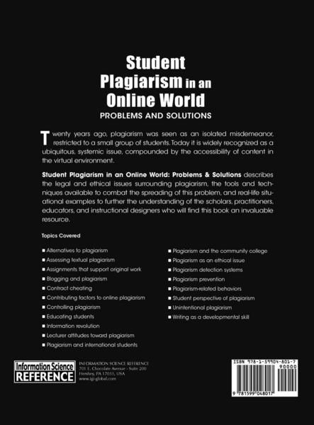 Produktbild: Student Plagiarism in an Online World