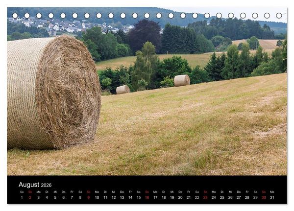 Produktbild: Meine Heimat Westerwald (Tischkalender 2026 DIN A5 quer), CALVENDO Monatskalender