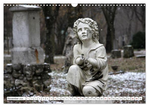 Produktbild: Alte Grabdenkm&auml;ler (Wandkalender 2026 DIN A3 quer), CALVENDO Monatskalender