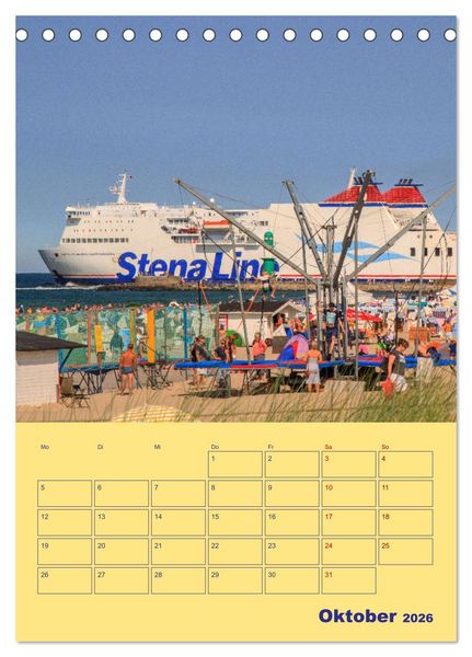 Produktbild: Sehnsuchtsort Warnem&uuml;nde (Tischkalender 2026 DIN A5 hoch), CALVENDO Monatskalender
