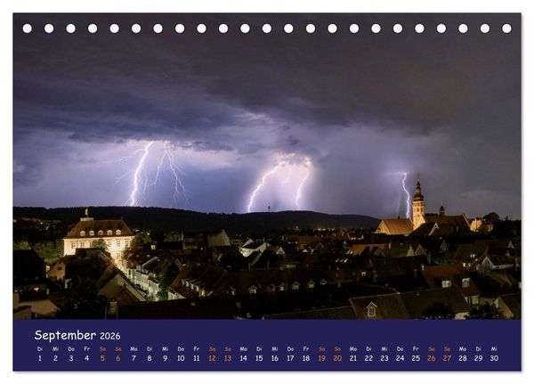 Produktbild: Durlach, das Stadtbild in 12 Impressionen (Tischkalender 2026 DIN A5 quer), CALVENDO Monatskalender