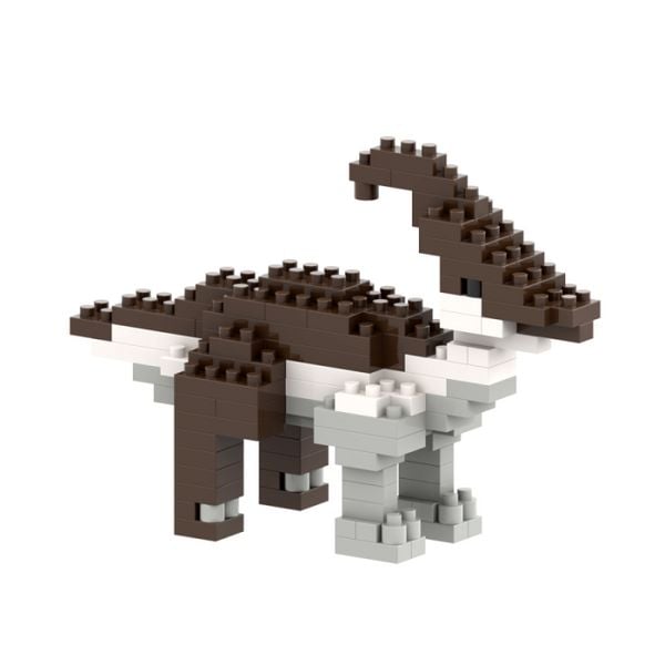 Produktbild: BRIXIES 200081 - Parasaurolophus, 3D Konstruktionsbausatz aus Ministeinen, 153 Teile