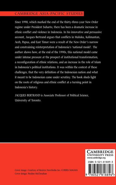 Produktbild: Nationalism and Ethnic Conflict in Indonesia