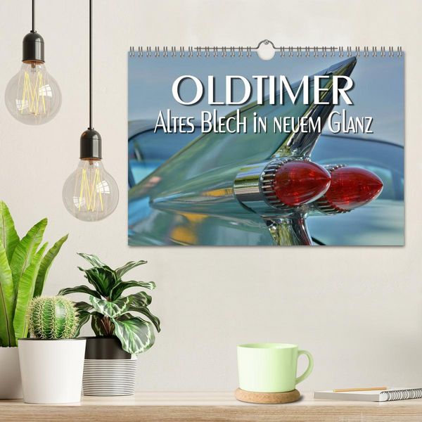 Produktbild: Oldtimer - Altes Blech in neuem Glanz (Wandkalender 2026 DIN A4 quer), CALVENDO Monatskalender