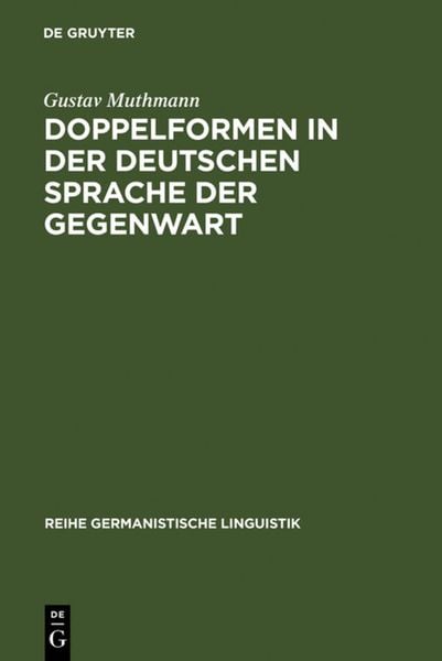 Produktbild: Doppelformen in der deutschen Sprache der Gegenwart