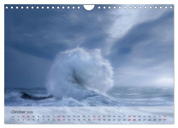 Produktbild: Wellen Konzert (Wandkalender 2026 DIN A4 quer), CALVENDO Monatskalender