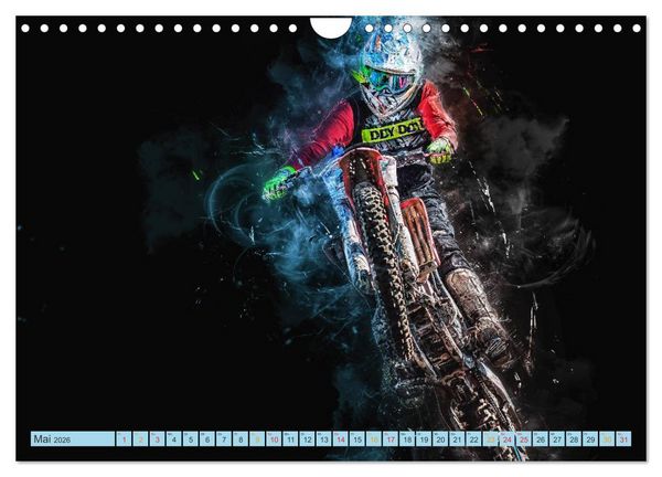 Produktbild: Motocross - extrem cool (Wandkalender 2026 DIN A4 quer), CALVENDO Monatskalender