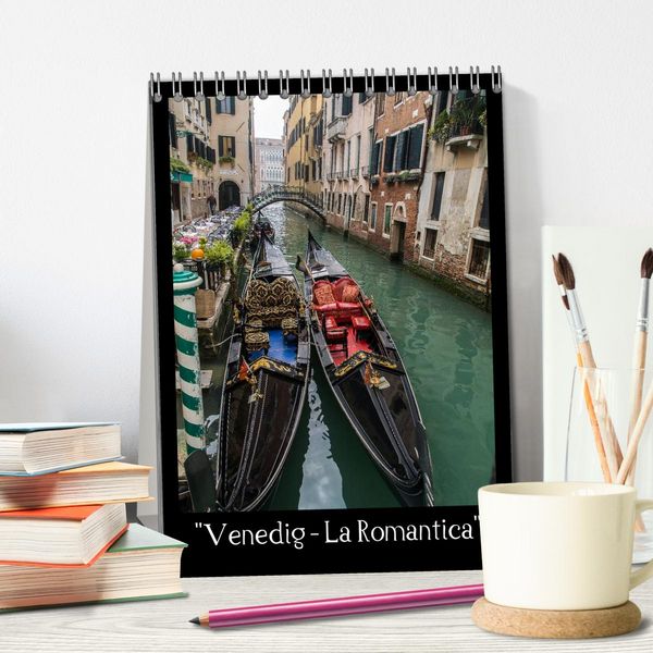 Produktbild: Venedig &ndash; La Romantica (Tischkalender 2026 DIN A5 hoch), CALVENDO Monatskalender