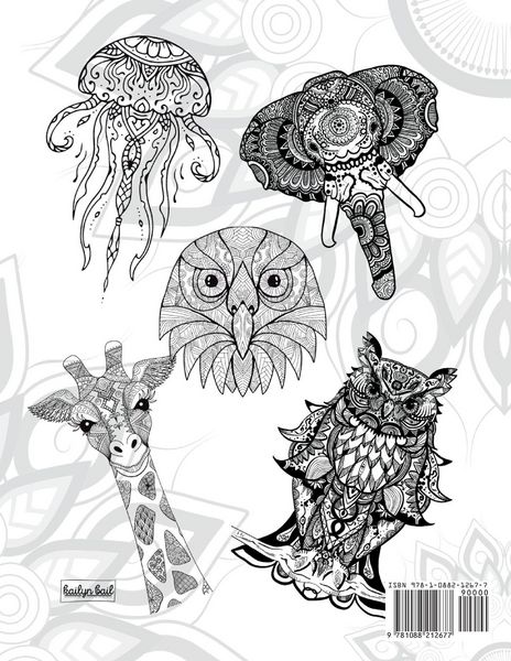 Produktbild: Animal Mandala Coloring Book