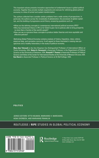 Produktbild: Rethinking Global Political Economy
