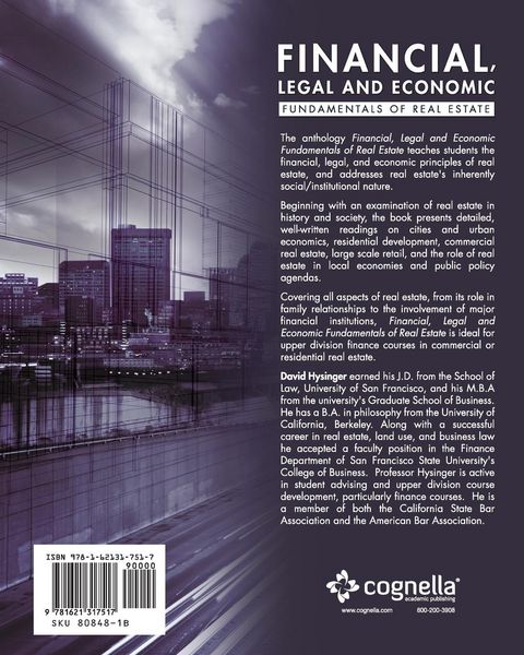 Produktbild: Financial, Legal and Economic Fundamentals of Real Estate