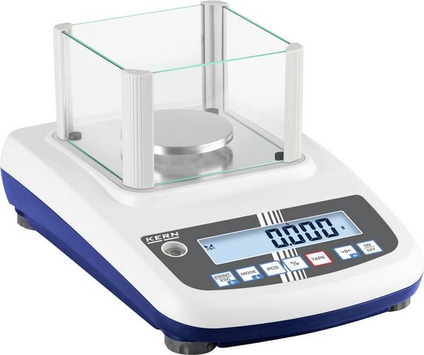 Kern PFB 120-3 Präzisionswaage Wägebereich (max.) 120 g Ablesbarkeit 0.001 g über Steckernetzteil Silber