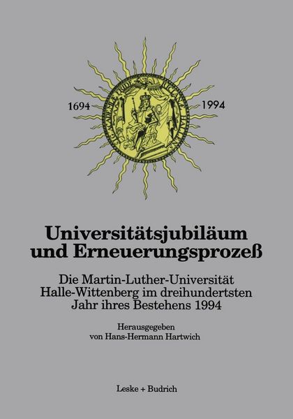 Produktbild: Universit&auml;tsjubil&auml;um und Erneuerungsproze&szlig;
