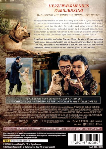 Produktbild: Hachiko - Eine Freundschaft f&uuml;r die Ewigkeit! (2023)