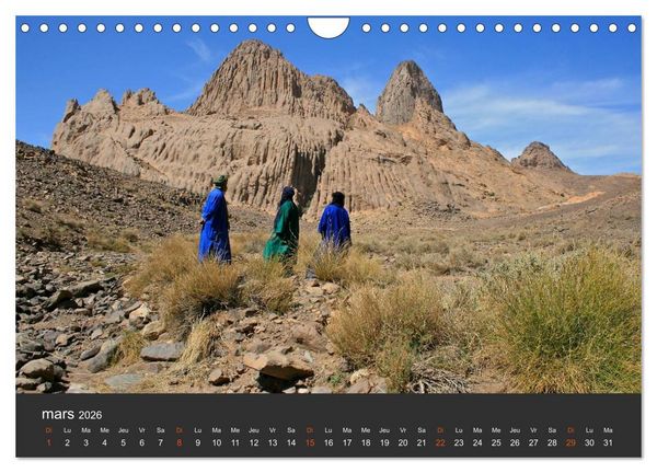 Produktbild: LE SAHARA L'Alg&eacute;rie du Sud (Calendrier mural 2026 DIN A4 vertical), CALVENDO calendrier mensuel