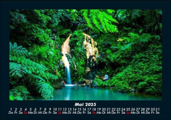 Produktbild: Wasserfälle 2025 Fotokalender DIN A5