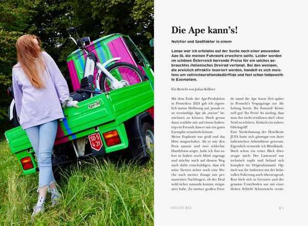 Produktbild: VESCOO Jahrbuch f&uuml;r Vespa-Fans und Ape-Freunde