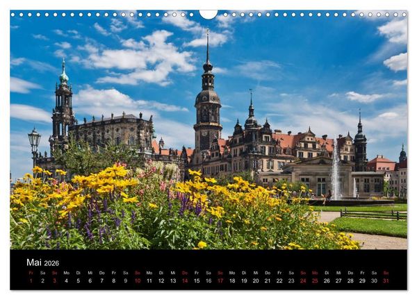 Produktbild: Dresden, das Florenz an der Elbe (Wandkalender 2026 DIN A3 quer), CALVENDO Monatskalender