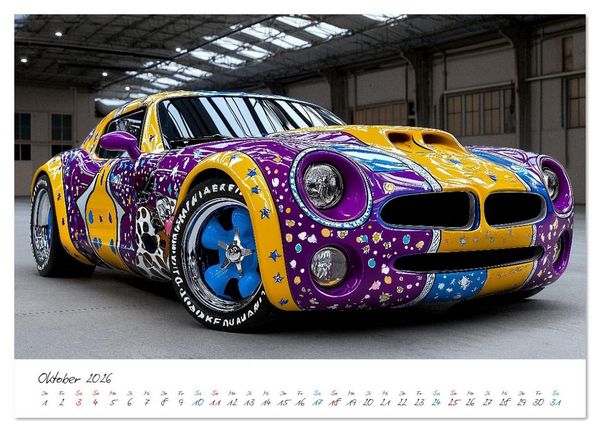 Produktbild: Coole Flitzer (Wandkalender 2026 DIN A3 quer), CALVENDO Monatskalender