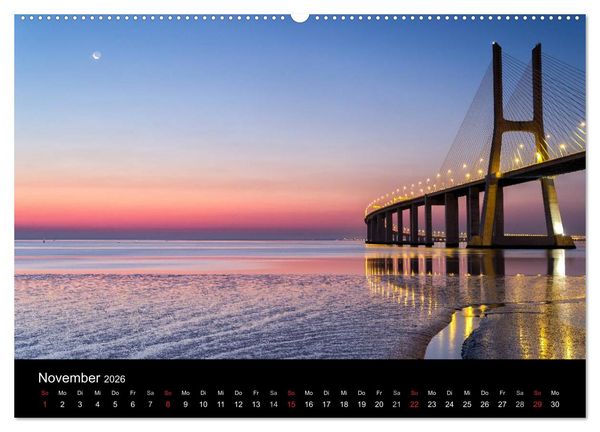 Produktbild: Wundervolles Portugal (hochwertiger Premium Wandkalender 2026 DIN A2 quer), Kunstdruck in Hochglanz