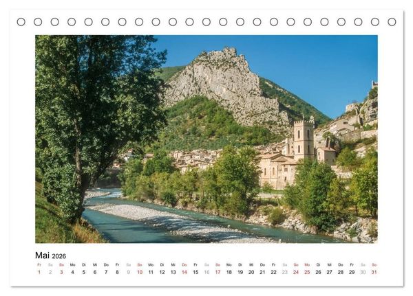 Produktbild: Cote d'Azur - Im Licht der blauen K&uuml;ste (Tischkalender 2026 DIN A5 quer), CALVENDO Monatskalender