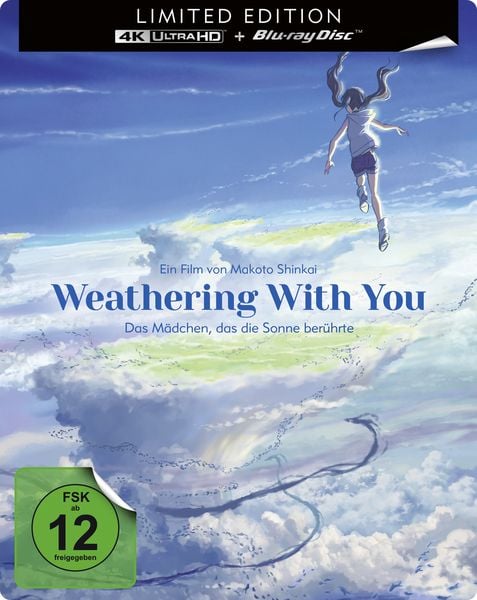 Weathering With You - Das Mädchen, das die Sonne berührte - Limited Steelbook Edition  (4K Ultra HD) (+ Blu-ray 2D)
